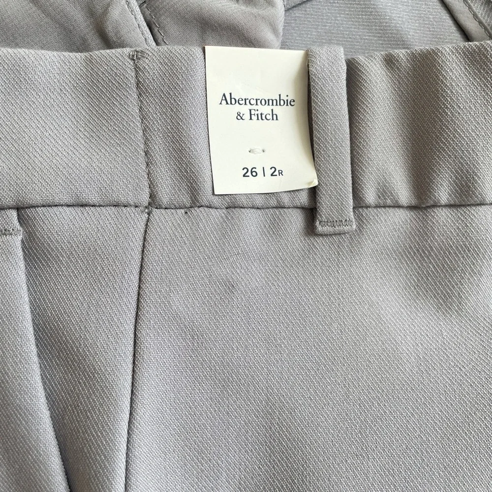 NWT Abercrombie and Fitch A&F Sloane Tailored Wide Leg Pant Size 26 / 2R - Picture 8 of 16